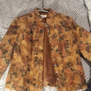 100% genuine suede leather jacket